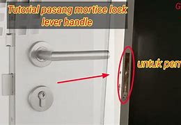 Cara Pasang Handle Pintu Pisah