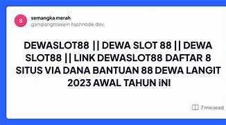 Dewaslot88 Link Alternatif Login